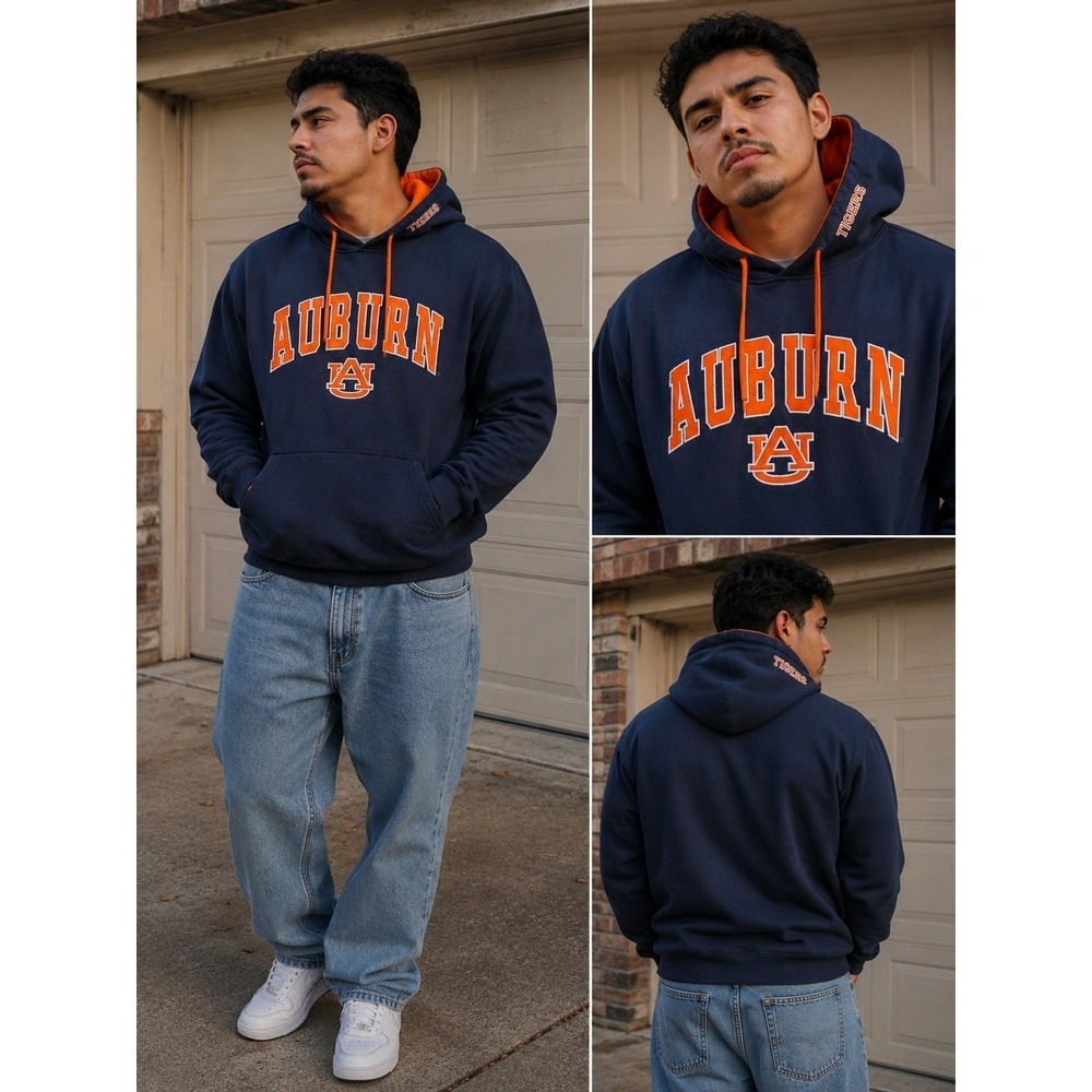 Size S- Auburn University Champion Pullover Sweatshirt Hoodie, small